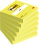 Self-adhesive notepad, 76x76 mm, 6x100 sheets, 3M POSTIT, neongreen